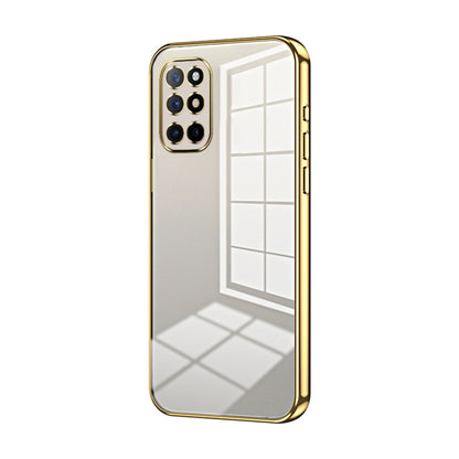 Transparent Plating Fine Hole Phone Case, For OnePlus 9 Pro, For OnePlus 9, For OnePlus 8T