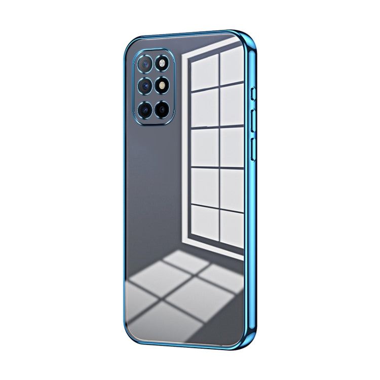 Transparent Plating Fine Hole Phone Case, For OnePlus 9 Pro, For OnePlus 9, For OnePlus 8T