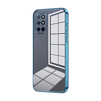 Transparent Plating Fine Hole Phone Case, For OnePlus 9 Pro, For OnePlus 9, For OnePlus 8T