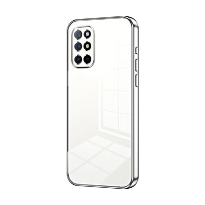 Transparent Plating Fine Hole Phone Case, For OnePlus 9 Pro, For OnePlus 9, For OnePlus 8T