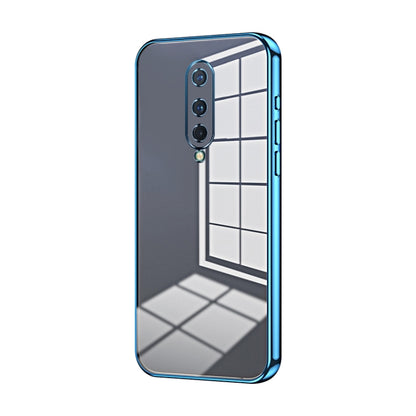 Transparent Plating Fine Hole Phone Case, For OnePlus Nord, For OnePlus 8 Pro, For OnePlus 8