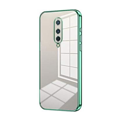 Transparent Plating Fine Hole Phone Case, For OnePlus Nord, For OnePlus 8 Pro, For OnePlus 8
