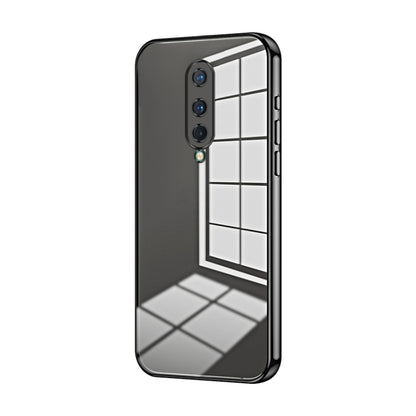 Transparent Plating Fine Hole Phone Case, For OnePlus Nord, For OnePlus 8 Pro, For OnePlus 8