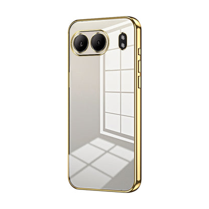 Transparent Plating Fine Hole Phone Case, For OnePlus Nord 4, For OnePlus Ace 3 Pro, For OnePlus Ace 2 Pro