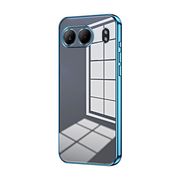 Transparent Plating Fine Hole Phone Case, For OnePlus Nord 4, For OnePlus Ace 3 Pro, For OnePlus Ace 2 Pro