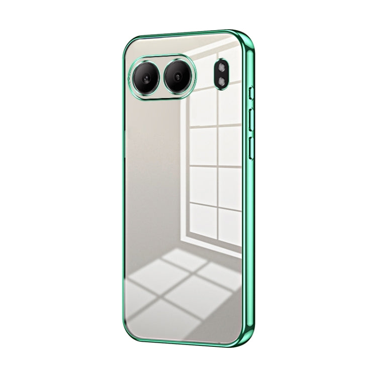 Transparent Plating Fine Hole Phone Case, For OnePlus Nord 4, For OnePlus Ace 3 Pro, For OnePlus Ace 2 Pro