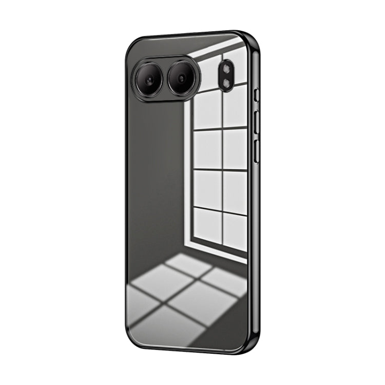 Transparent Plating Fine Hole Phone Case, For OnePlus Nord 4, For OnePlus Ace 3 Pro, For OnePlus Ace 2 Pro