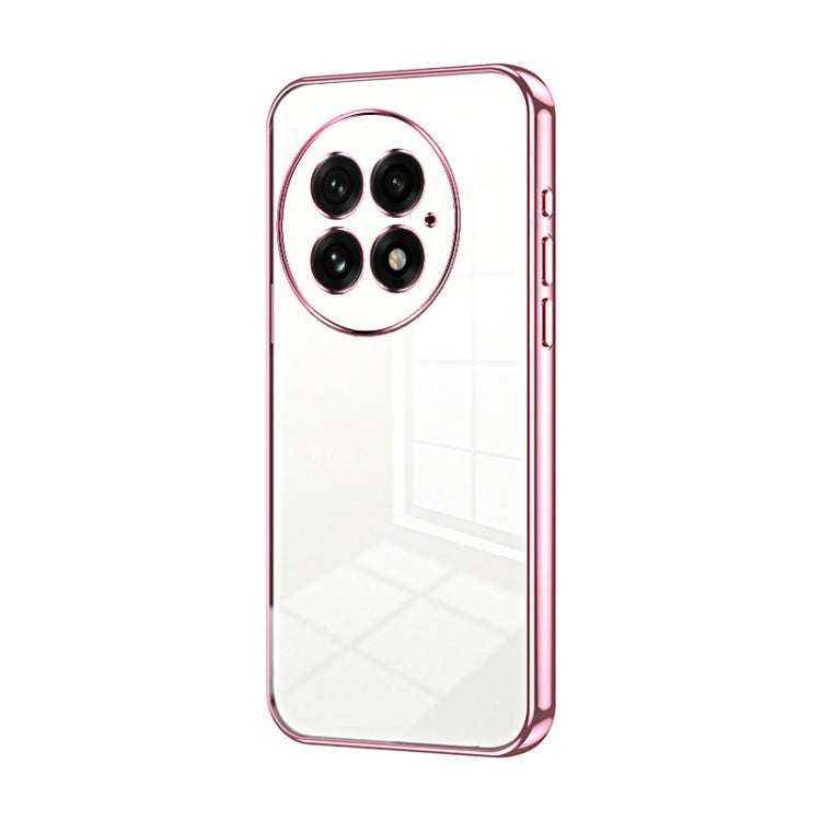 Transparent Plating Fine Hole Phone Case, For OnePlus Ace 6, For OnePlus Ace 5 / 13R, For OnePlus 13