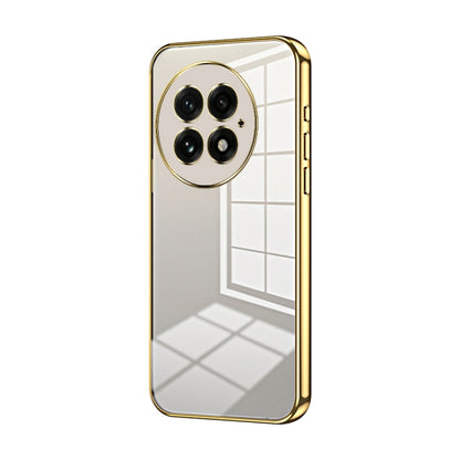 Transparent Plating Fine Hole Phone Case, For OnePlus Ace 6, For OnePlus Ace 5 / 13R, For OnePlus 13