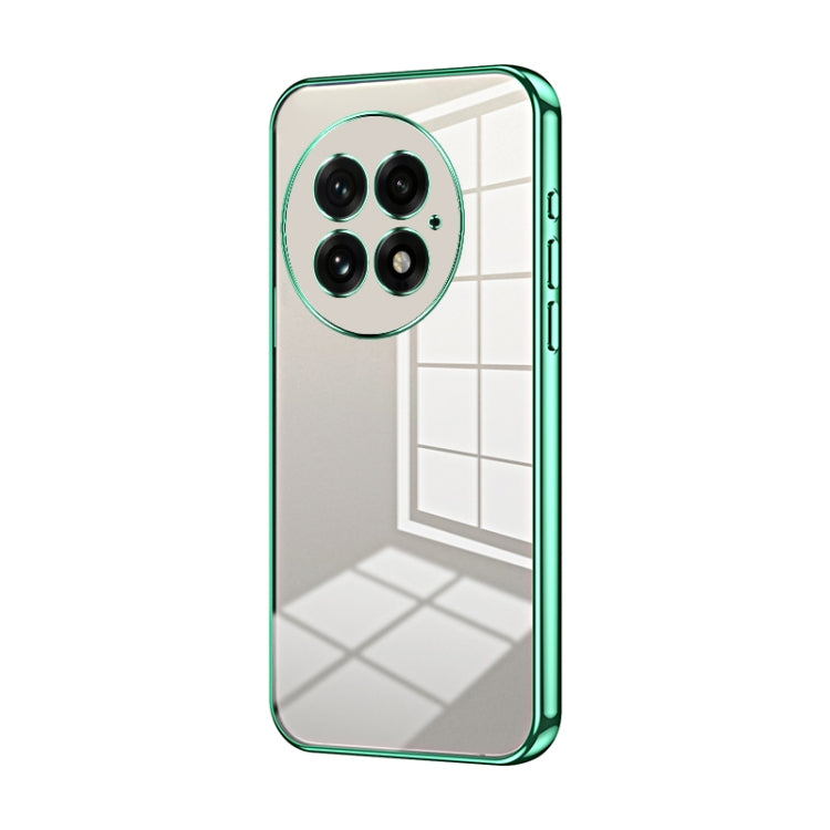 Transparent Plating Fine Hole Phone Case, For OnePlus Ace 6, For OnePlus Ace 5 / 13R, For OnePlus 13