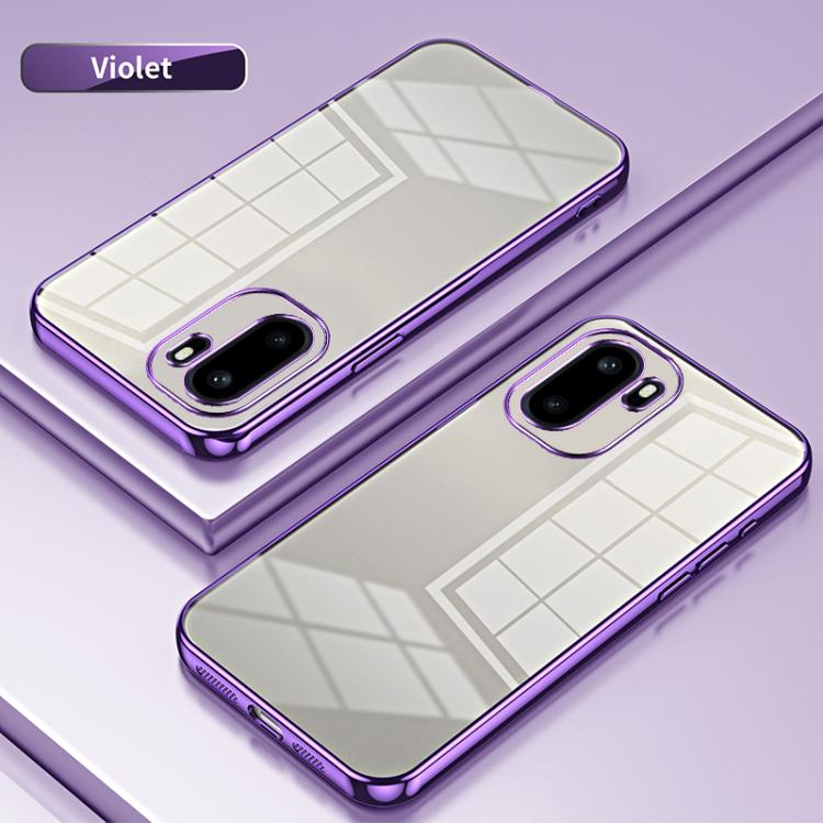 Transparent Plating Fine Hole Phone Case, For OnePlus Ace 6, For OnePlus Ace 5 / 13R, For OnePlus 13