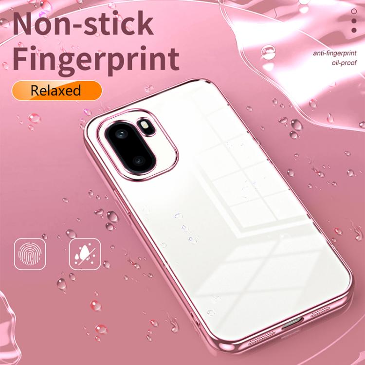 Transparent Plating Fine Hole Phone Case, For OnePlus Ace 6, For OnePlus Ace 5 / 13R, For OnePlus 13