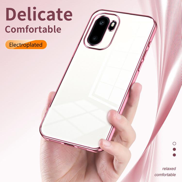 Transparent Plating Fine Hole Phone Case, For OnePlus Ace 6, For OnePlus Ace 5 / 13R, For OnePlus 13