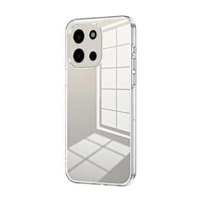 Transparent Plating Fine Hole Phone Case, For OnePlus Turbo 6V, For OnePlus Ace 6 / Ace 6T / 15R, For OnePlus Turbo 6