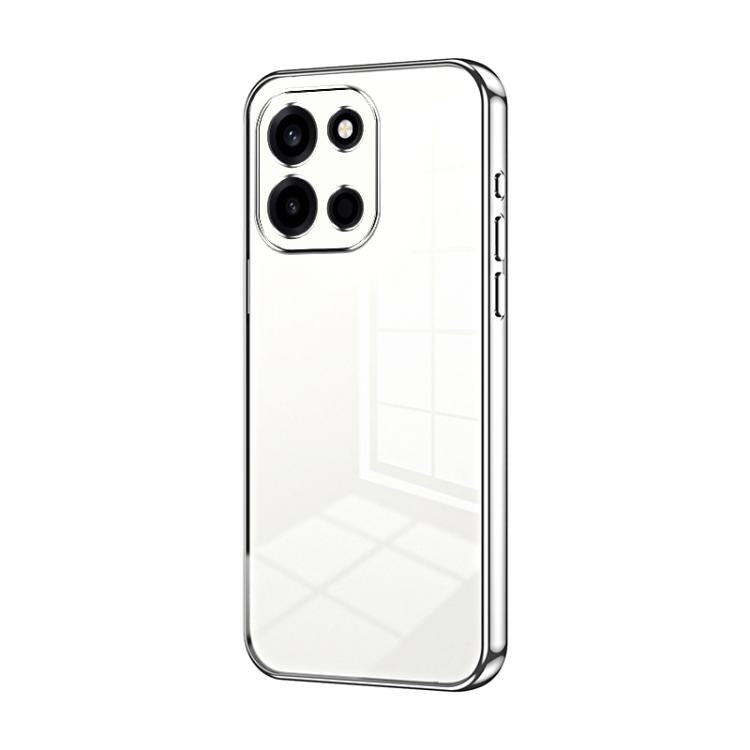 Transparent Plating Fine Hole Phone Case, For OnePlus Turbo 6V, For OnePlus Ace 6 / Ace 6T / 15R, For OnePlus Turbo 6
