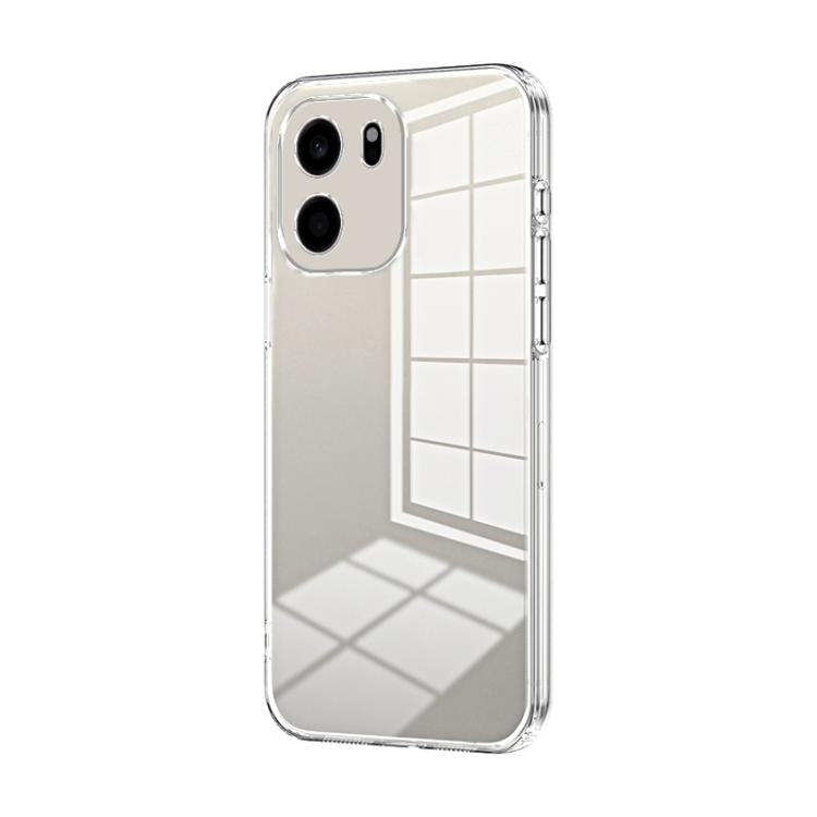 Transparent Plating Fine Hole Phone Case, For OnePlus Turbo 6V, For OnePlus Ace 6 / Ace 6T / 15R, For OnePlus Turbo 6