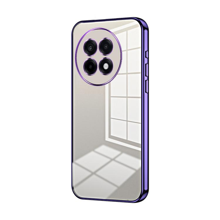 Transparent Plating Fine Hole Phone Case, For OnePlus Ace 6, For OnePlus Ace 5 / 13R, For OnePlus 13