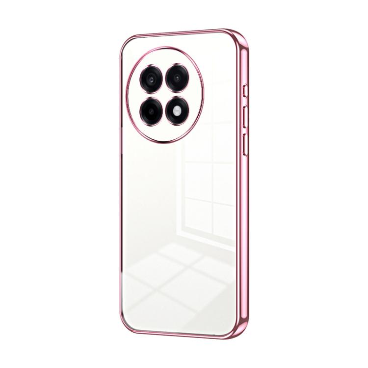 Transparent Plating Fine Hole Phone Case, For OnePlus Ace 6, For OnePlus Ace 5 / 13R, For OnePlus 13