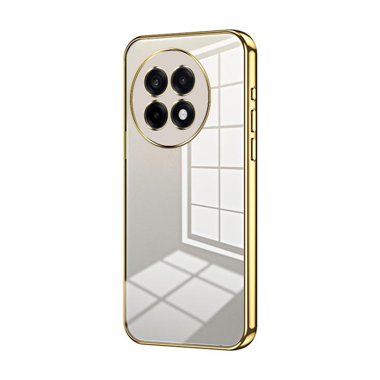 Transparent Plating Fine Hole Phone Case, For OnePlus Ace 6, For OnePlus Ace 5 / 13R, For OnePlus 13