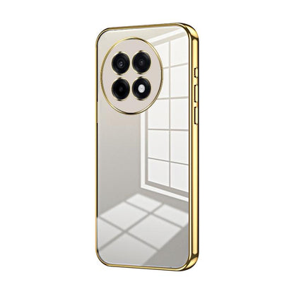 Transparent Plating Fine Hole Phone Case, For OnePlus Ace 6, For OnePlus Ace 5 / 13R, For OnePlus 13