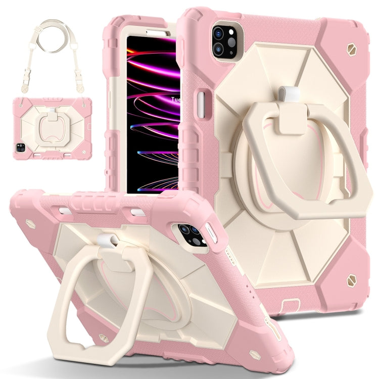 Contrast Color Robot Silicone Hybrid PC Tablet Case, For iPad mini 2024 / mini 6, For iPad Pro 11 2022 / Air 10.9 2022