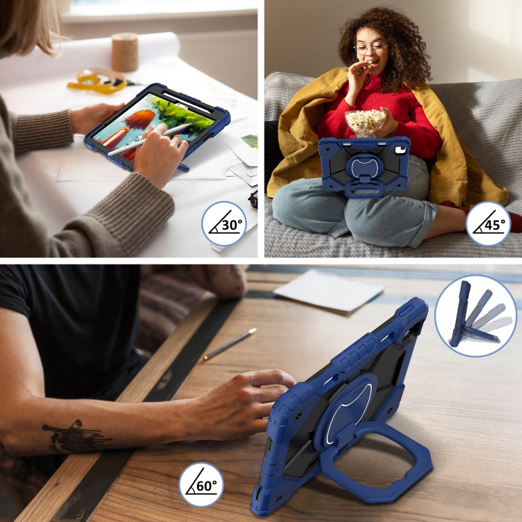 Contrast Color Robot Silicone Hybrid PC Tablet Case, For iPad Air 11 2025 / 2024, For iPad Air 13 2025 / 2024