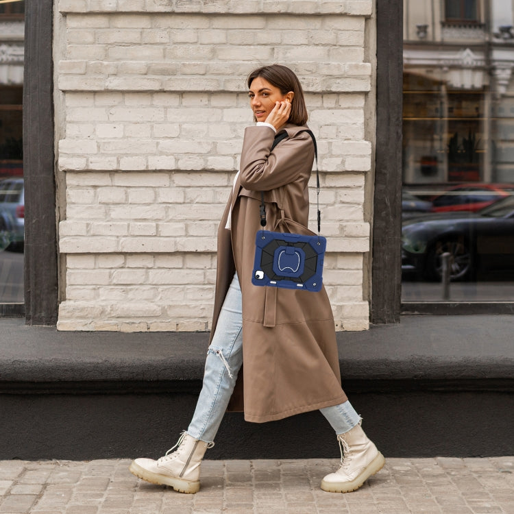 Contrast Color Robot Silicone Hybrid PC Tablet Case, For iPad Air 11 2025 / 2024, For iPad Air 13 2025 / 2024