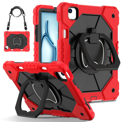 Contrast Color Robot Silicone Hybrid PC Tablet Case, For iPad Air 11 2025 / 2024, For iPad Air 13 2025 / 2024