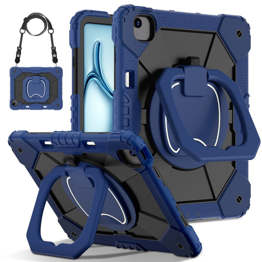 Contrast Color Robot Silicone Hybrid PC Tablet Case, For iPad Air 13 2026 / 2025 / 2024, For iPad Air 11 2026 / 2025 / 2024