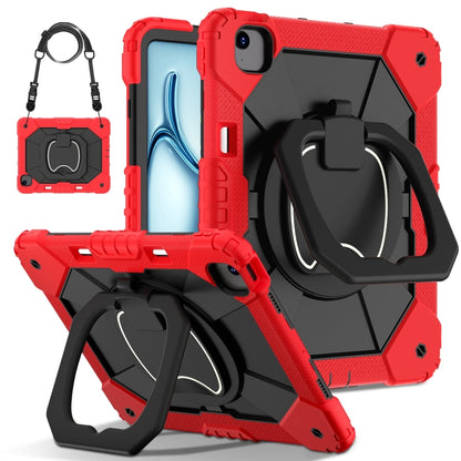 Contrast Color Robot Silicone Hybrid PC Tablet Case, For iPad Air 11 2025 / 2024, For iPad Air 13 2025 / 2024