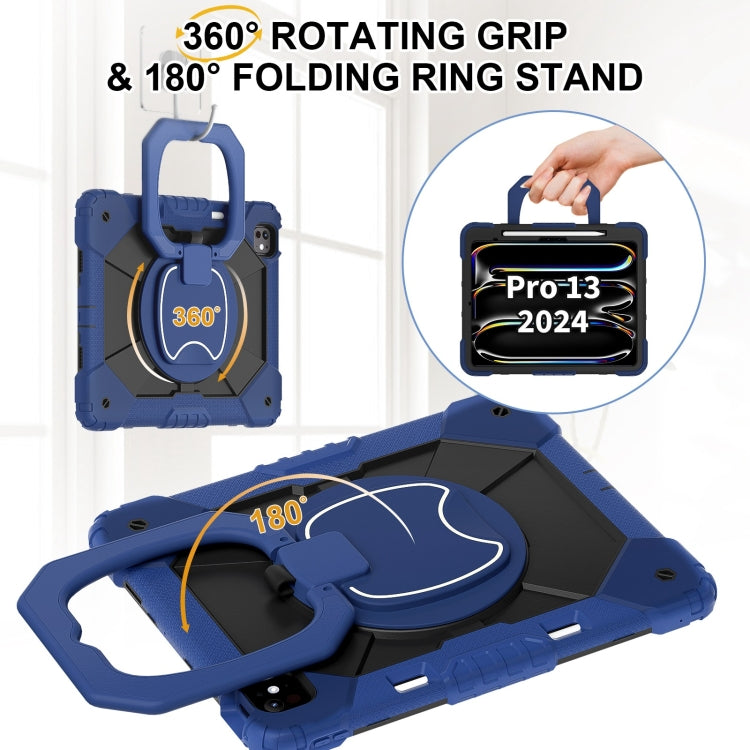 Contrast Color Robot Silicone Hybrid PC Tablet Case, For iPad Pro 13 2025 / 2024, For iPad Pro 11 2025 / 2024