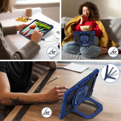 Contrast Color Robot Silicone Hybrid PC Tablet Case, For iPad Pro 13 2025 / 2024, For iPad Pro 11 2025 / 2024