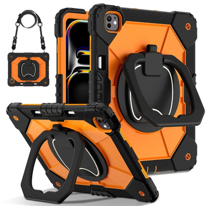 Contrast Color Robot Silicone Hybrid PC Tablet Case, For iPad Pro 13 2025 / 2024, For iPad Pro 11 2025 / 2024