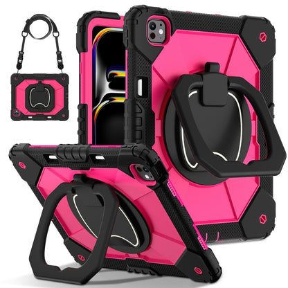 Contrast Color Robot Silicone Hybrid PC Tablet Case, For iPad Pro 13 2025 / 2024, For iPad Pro 11 2025 / 2024