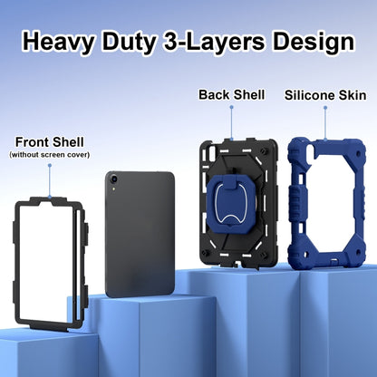 Contrast Color Robot Silicone Hybrid PC Tablet Case, For iPad mini 2024 / mini 6, For iPad Pro 11 2022 / Air 10.9 2022