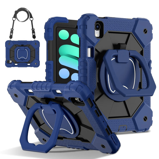 Contrast Color Robot Silicone Hybrid PC Tablet Case, For iPad mini 2024 / mini 6, For iPad Pro 11 2022 / Air 10.9 2022