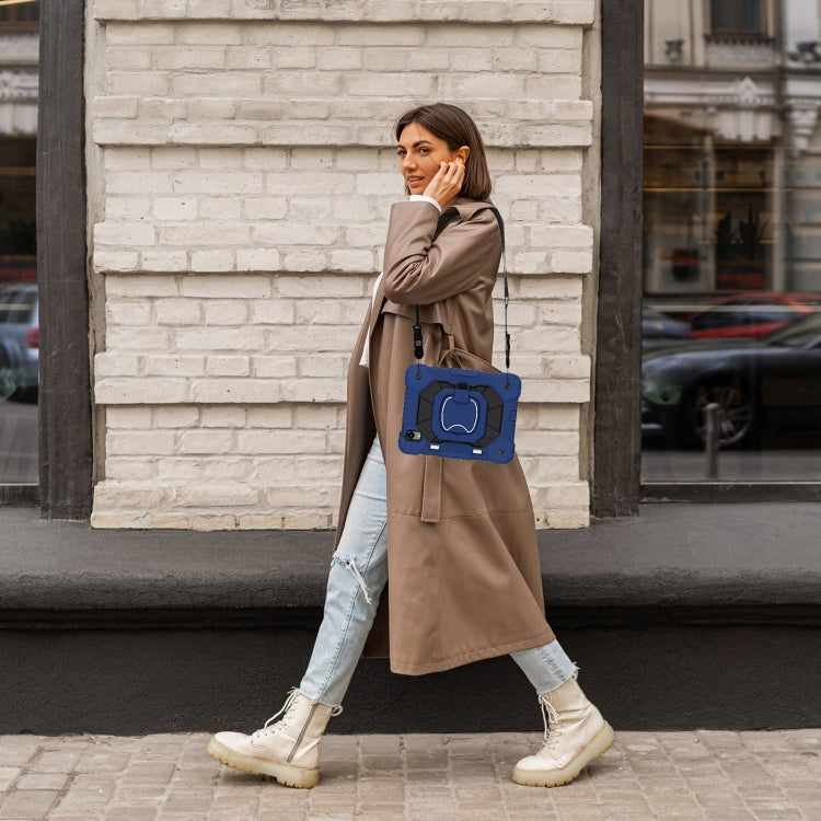 Contrast Color Robot Silicone Hybrid PC Tablet Case, For iPad mini 2024 / mini 6, For iPad Pro 11 2022 / Air 10.9 2022