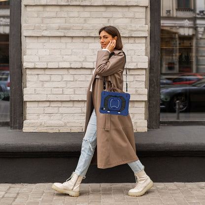 Contrast Color Robot Silicone Hybrid PC Tablet Case, For iPad mini 2024 / mini 6, For iPad Pro 11 2022 / Air 10.9 2022