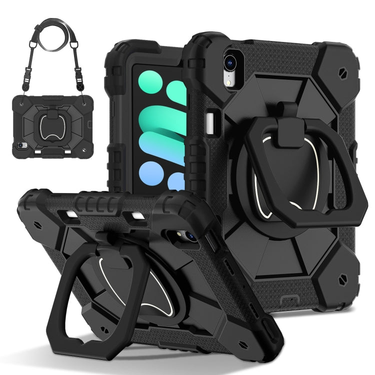 Contrast Color Robot Silicone Hybrid PC Tablet Case, For iPad mini 2024 / mini 6, For iPad Pro 11 2022 / Air 10.9 2022