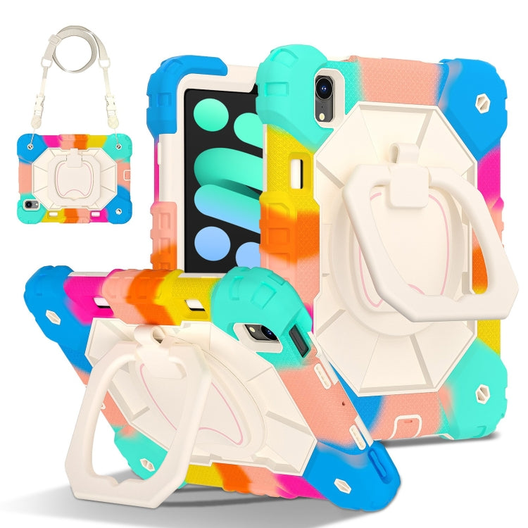 Contrast Color Robot Silicone Hybrid PC Tablet Case, For iPad mini 2024 / mini 6, For iPad Pro 11 2022 / Air 10.9 2022