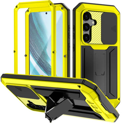 R-JUST Sliding Camera Life Waterproof Holder Phone Case, For Samsung Galaxy S26+ 5G, For Samsung Galaxy S26 Ultra 5G, For Samsung Galaxy S26 5G, For Samsung Galaxy S25 Edge 5G, For Samsung Galaxy S25 5G, For Samsung Galaxy S25+ 5G