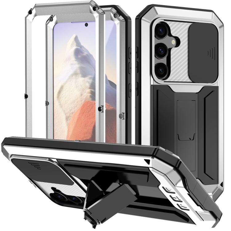 R-JUST Sliding Camera Life Waterproof Holder Phone Case, For Samsung Galaxy S26+ 5G, For Samsung Galaxy S26 Ultra 5G, For Samsung Galaxy S26 5G, For Samsung Galaxy S25 Edge 5G, For Samsung Galaxy S25 5G, For Samsung Galaxy S25+ 5G