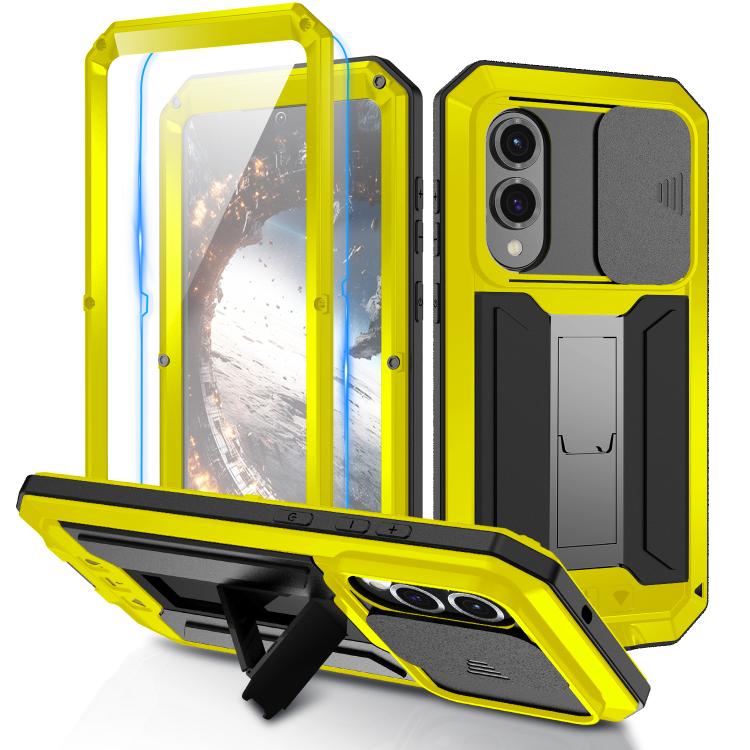 R-JUST Sliding Camera Life Waterproof Holder Phone Case, For Samsung Galaxy S26+ 5G, For Samsung Galaxy S26 Ultra 5G, For Samsung Galaxy S26 5G, For Samsung Galaxy S25 Edge 5G, For Samsung Galaxy S25 5G, For Samsung Galaxy S25+ 5G