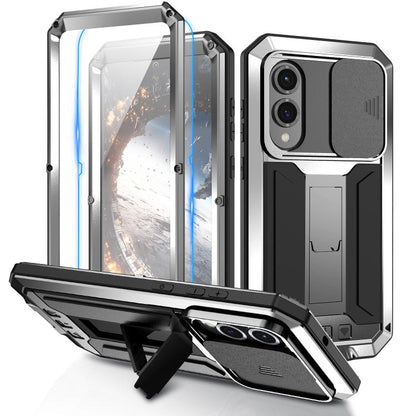 R-JUST Sliding Camera Life Waterproof Holder Phone Case, For Samsung Galaxy S26+ 5G, For Samsung Galaxy S26 Ultra 5G, For Samsung Galaxy S26 5G, For Samsung Galaxy S25 Edge 5G, For Samsung Galaxy S25 5G, For Samsung Galaxy S25+ 5G