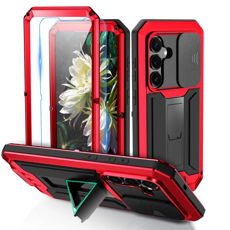 R-JUST Sliding Camera Life Waterproof Holder Phone Case, For Samsung Galaxy S26+ 5G, For Samsung Galaxy S26 Ultra 5G, For Samsung Galaxy S26 5G, For Samsung Galaxy S25 Edge 5G, For Samsung Galaxy S25 5G, For Samsung Galaxy S25+ 5G