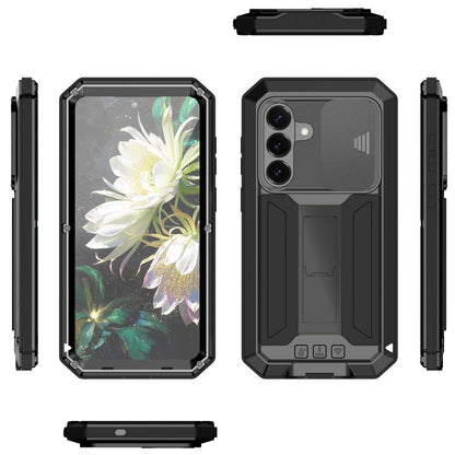 R-JUST Sliding Camera Life Waterproof Holder Phone Case, For Samsung Galaxy S26+ 5G, For Samsung Galaxy S26 Ultra 5G, For Samsung Galaxy S26 5G, For Samsung Galaxy S25 Edge 5G, For Samsung Galaxy S25 5G, For Samsung Galaxy S25+ 5G
