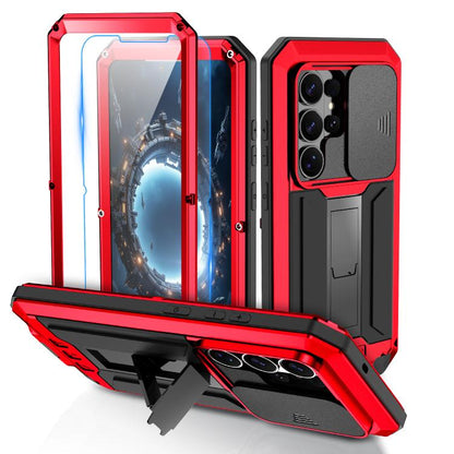 R-JUST Sliding Camera Life Waterproof Holder Phone Case, For Samsung Galaxy S26+ 5G, For Samsung Galaxy S26 Ultra 5G, For Samsung Galaxy S26 5G, For Samsung Galaxy S25 Edge 5G, For Samsung Galaxy S25 5G, For Samsung Galaxy S25+ 5G