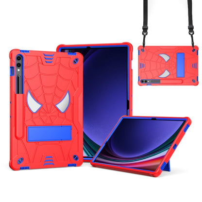 Fold-Holder Spider Silicone Hybrid PC Tablet Case, For Samsung Galaxy Tab S9 FE+ / S9+, For Samsung Galaxy Tab S9 FE / S9, For Samsung Galaxy Tab A9+, For Samsung Galaxy Tab A9