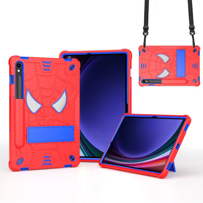 Fold-Holder Spider Silicone Hybrid PC Tablet Case, For Samsung Galaxy Tab S9 FE+ / S9+, For Samsung Galaxy Tab S9 FE / S9, For Samsung Galaxy Tab A9+, For Samsung Galaxy Tab A9