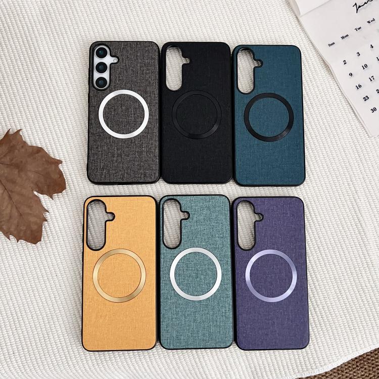 CD Magsafe Magnetic Cloth Texture Phone Case, For Samsung Galaxy S25+ 5G, For Samsung Galaxy S25 Ultra 5G, For Samsung Galaxy S24 Ultra 5G